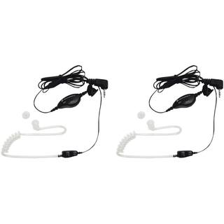 MOTOROLA 2-Way Radio Surveillance Headset with Push-To-Talk Microphone 1518