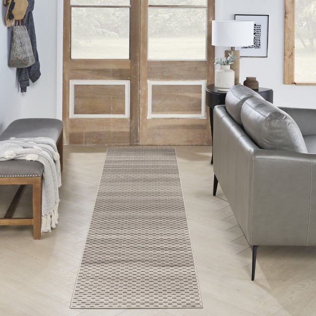 Nourison Washables Contemporary Indoor Non skid Area Rug