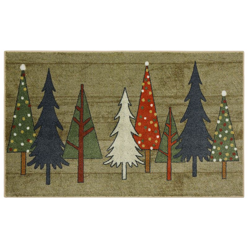 Mohawk® Home Prismatic Wooden Holiday Trees Rug