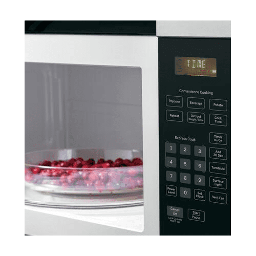 GE JVM3160RFSS 30 Over-the-Range Microwave Oven with 1.6 cu. ft. Capacity 2-Speed 300 CFM Venting in Stainless Steel