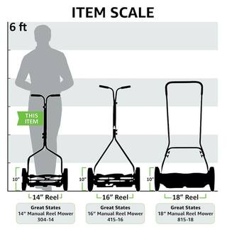 American Lawn Mower Company 14 in. 5-Blade Manual Walk Behind Reel Lawn Mower 1304-14-21