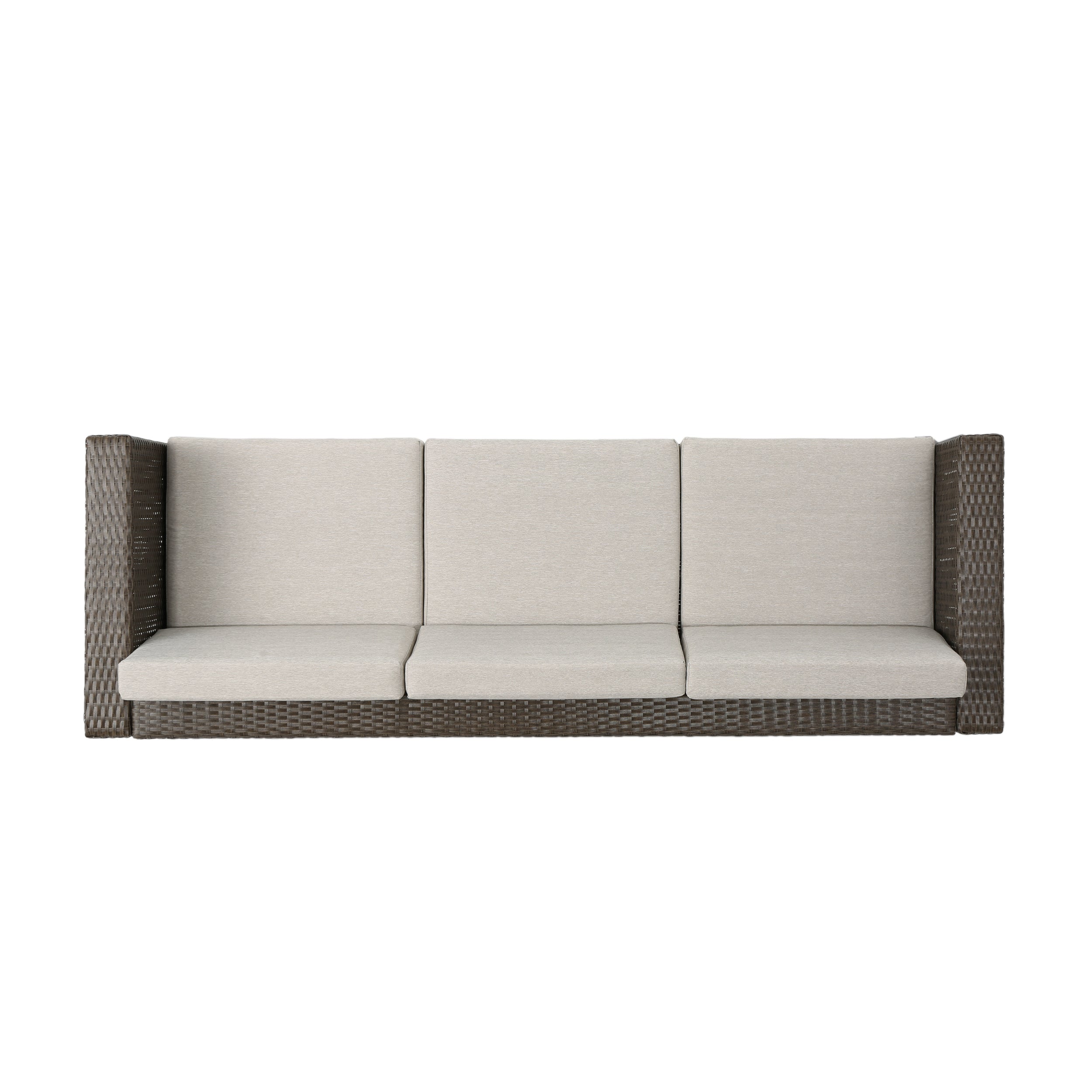 Doreen Outdoor 7 Seater Sofa Chat Set with Cushions