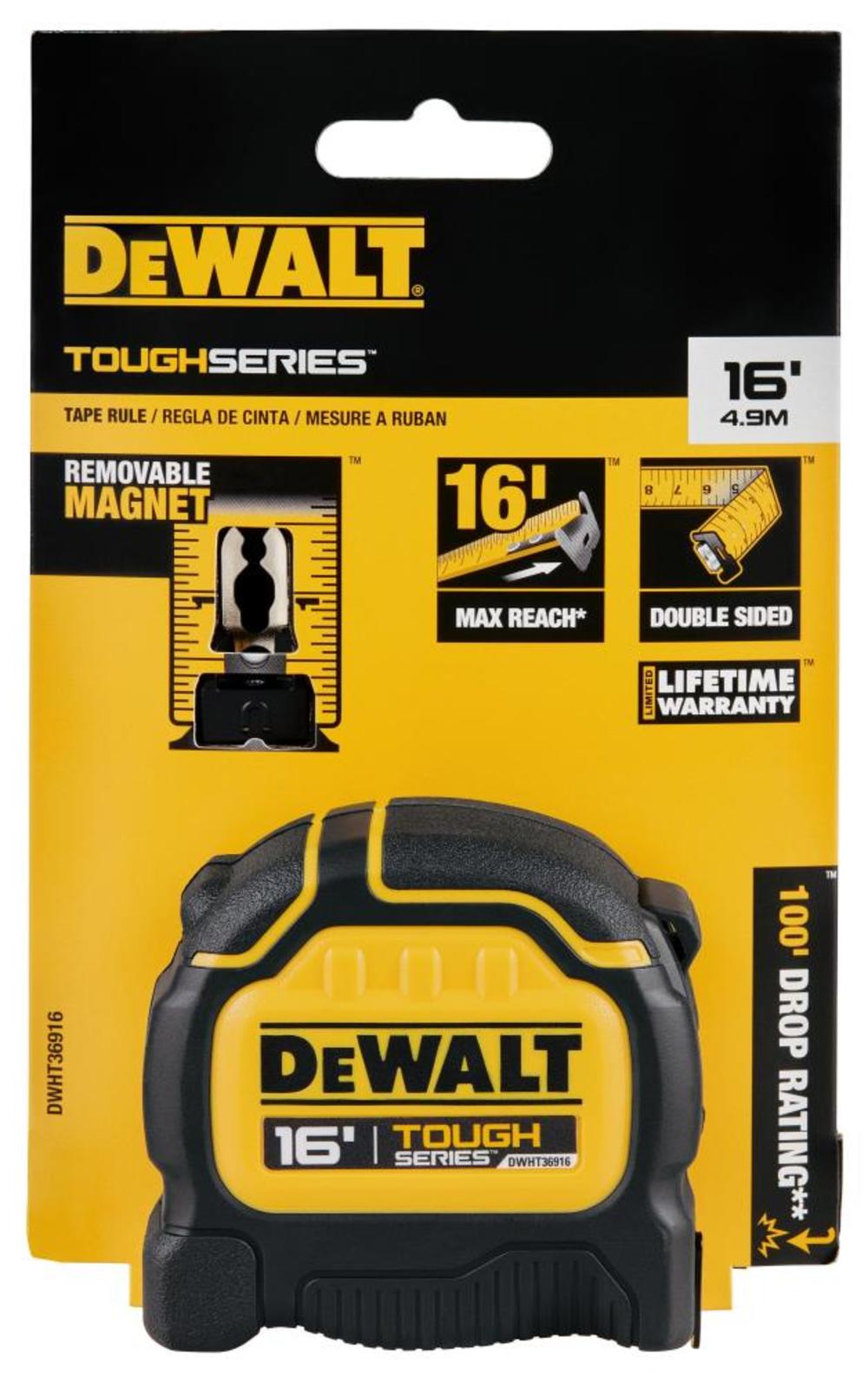 DEWALT ToughSeries Tape Measure 16'