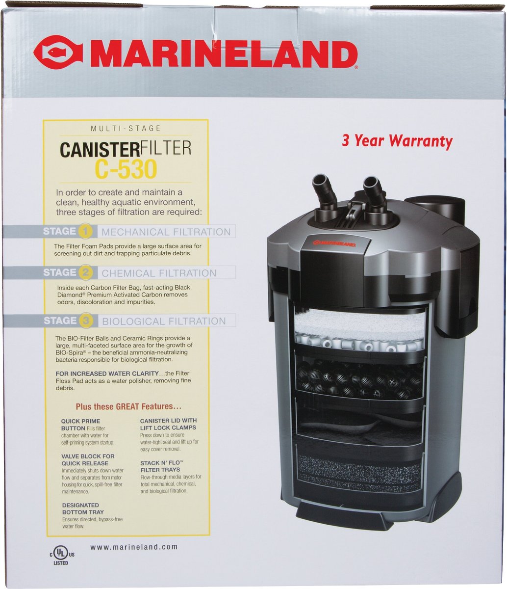 Marineland Multi-Stage Aquarium Canister Filter