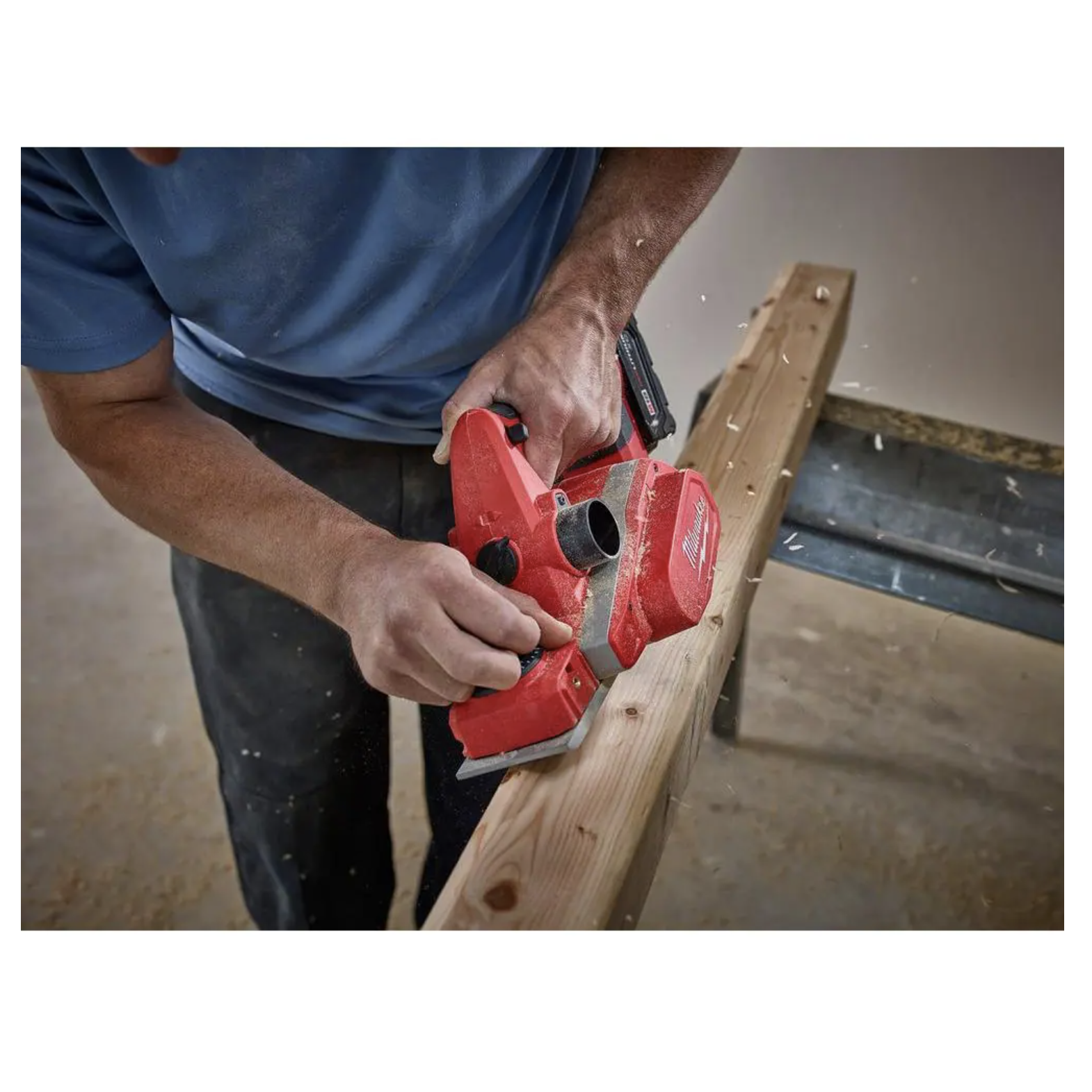 Milwaukee M18 18V Lithium-Ion Cordless 3-1/4 in. Planer， Tool-Only (2623-20)