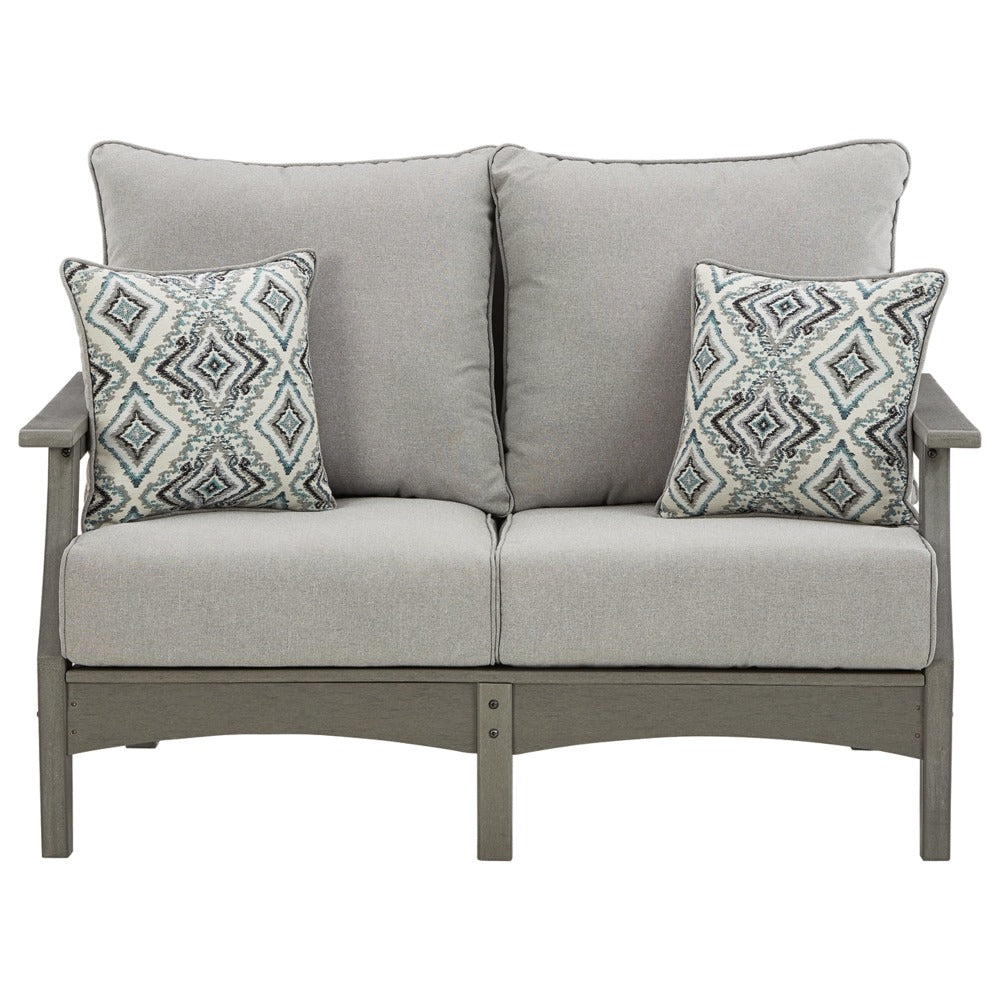 Poly Grey Outdoor 54 Loveseat