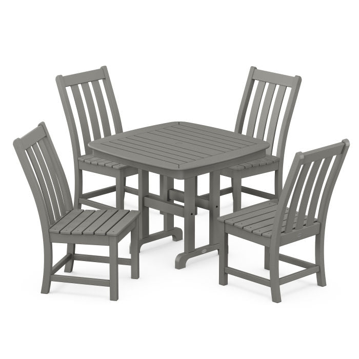 Polywood Vineyard 5-Piece Side Chair Dining Set PWS659-1