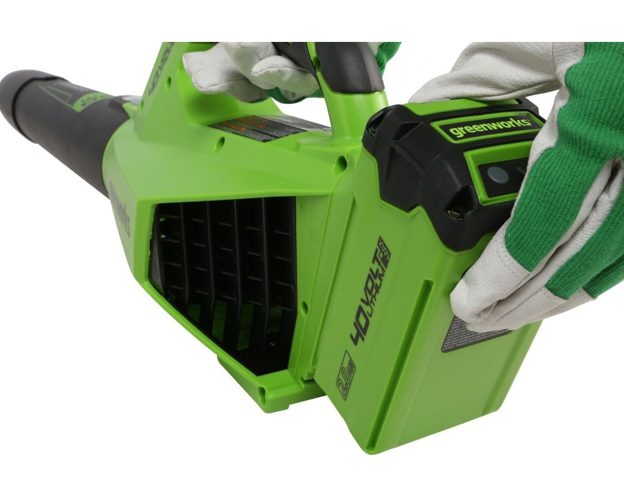 40V 450 CFM Axial Leaf Blower  Battery | Greenworks Tools