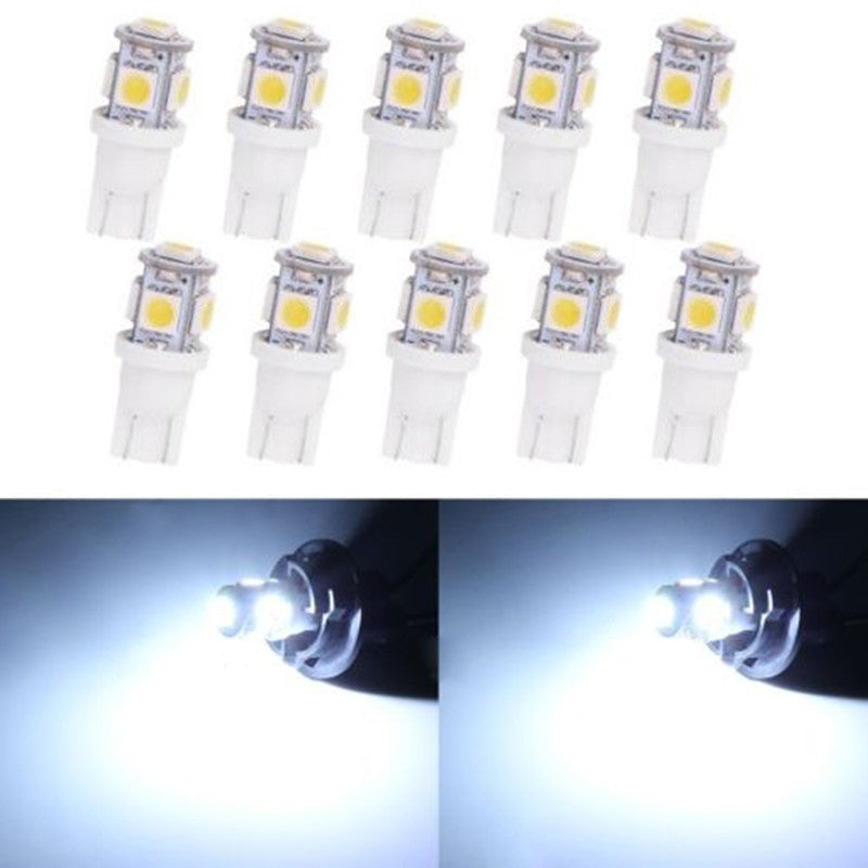 Yannee LED Spotlight，10 Pcs Wedge Bulb Outdoor 12V AC/DC Landscape Light for Lawn，Patio，Yard，Garden，Walkway，Driveway，White