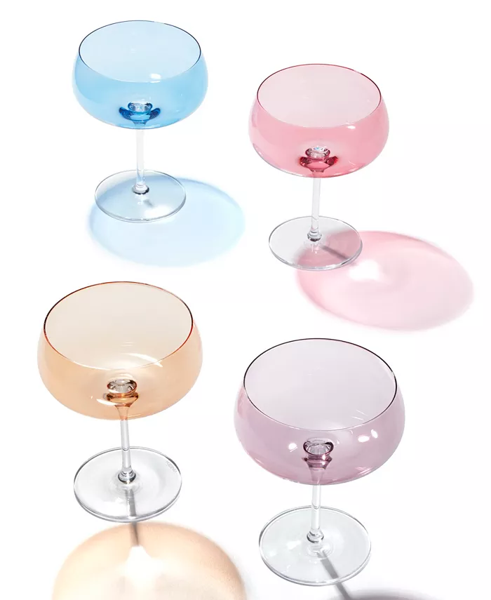 Oneida True Colors Cocktail Glasses Set of 4