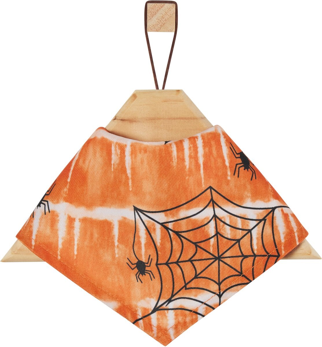 Frisco Orange Spiderweb Dog and Cat Costume Bandana