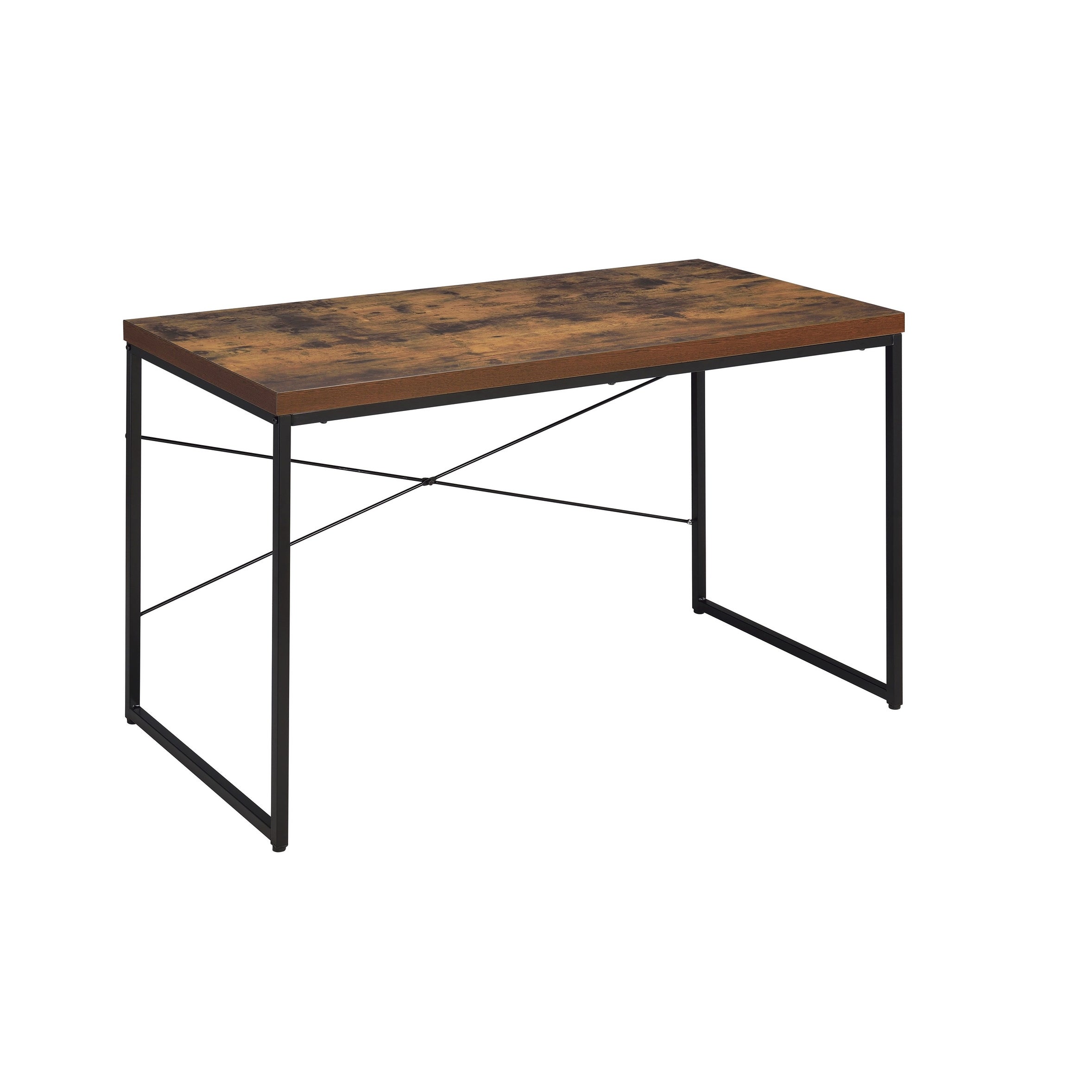 ACME Bob Console Table in Weathered Oak and Black