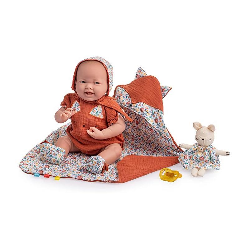 JC Toys La NewbornNature Collection 155Soft Body Doll And Accesories