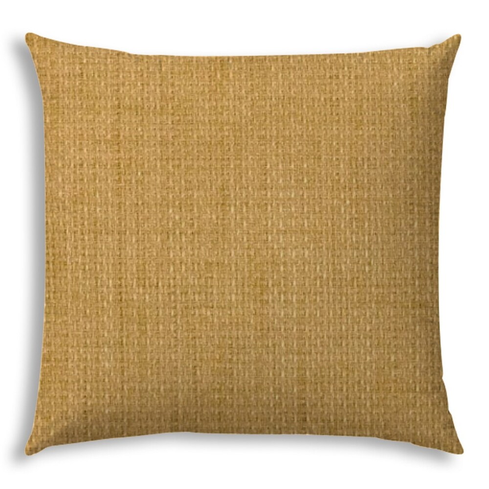 REMI Golden Straw Golden Straw Indoor/Outdoor Pillow   Sewn Closure   N/A