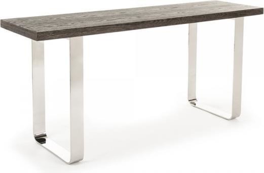 Wall Console ECLAT Silver Ebony Black   Contemporary   Console Tables   by EuroLuxHome  Houzz