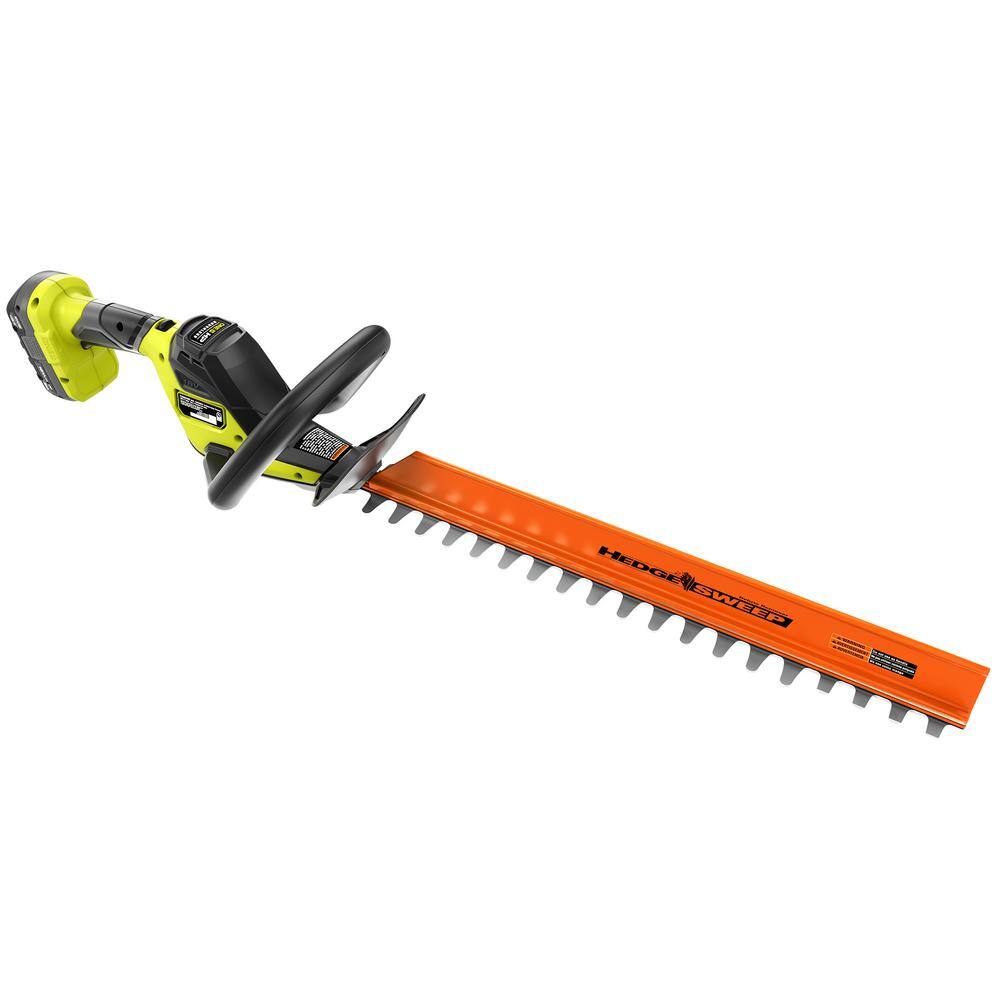 RYOBI ONE+ HP 18V Brushless 22 in. Cordless Battery Hedge Trimmer with 2.0 Ah Battery and Charger P2680