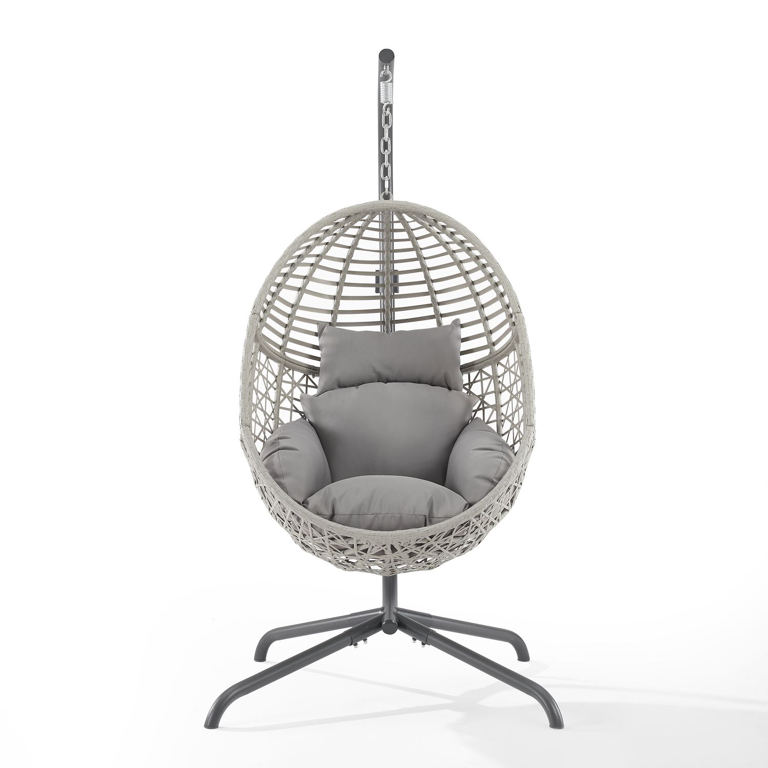 Crosley Lorelei Indoor / Outdoor Wicker Hanging Egg Patio Chair