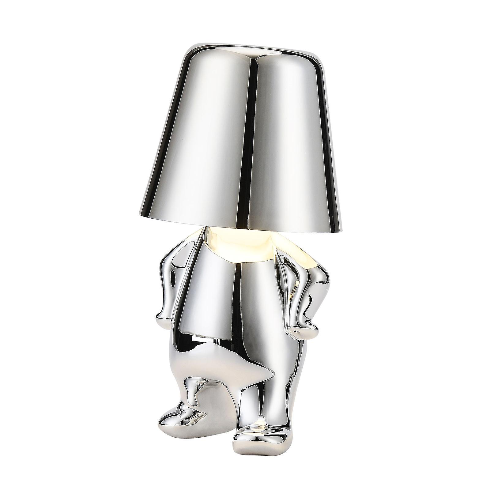 Creative Silver Mr-who Bedside/living Room Decorative Table Lamp