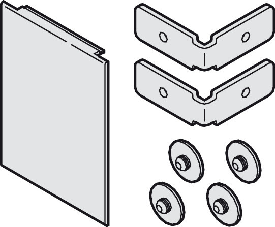 Hafele 941.00.067 Panel piece set  One Sided