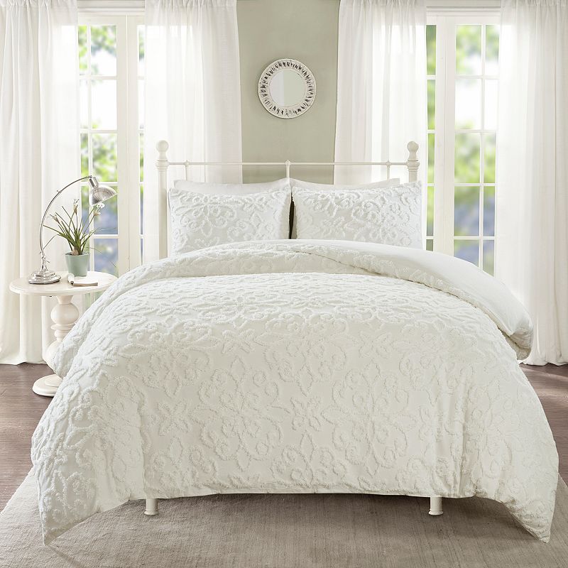 Madison Park Sarah 3-Piece Duvet Cover Set with Shams