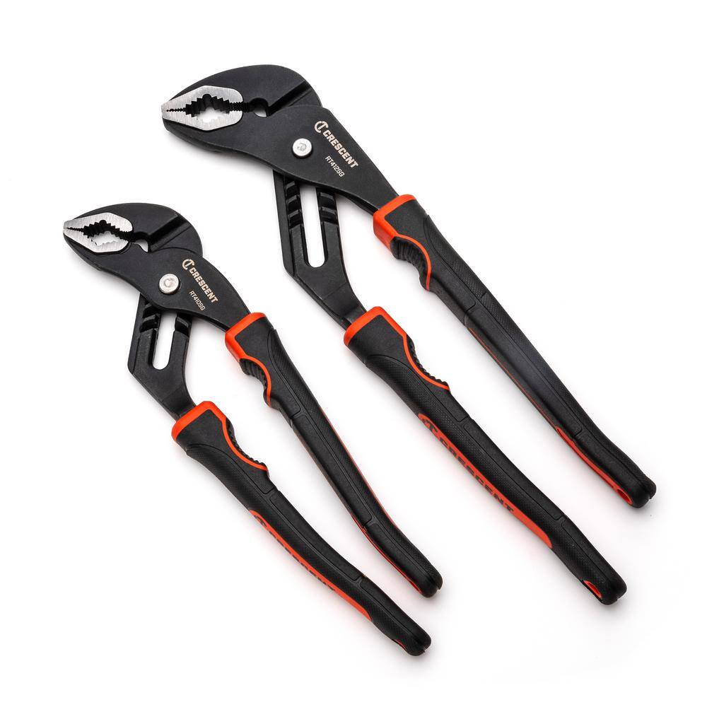 Crescent Adjustable Wrench (6 in. and 10 in.) and Tongue and Groove Plier (10 in. and 12 in.) Set (4-Piece) AC610CRT4002CB