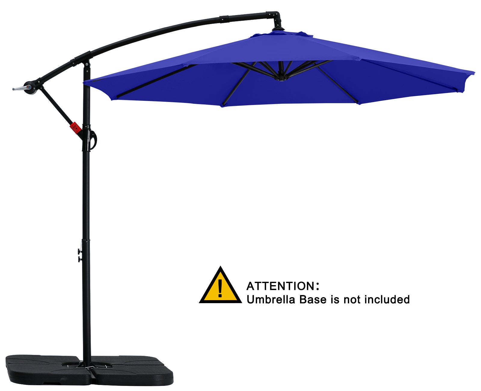 ABCCANOPY 9 FT Patio Umbrellas with Crank & Cross Base for Garden, Backyard, Pool and Beach, 12+ Colors(blue)