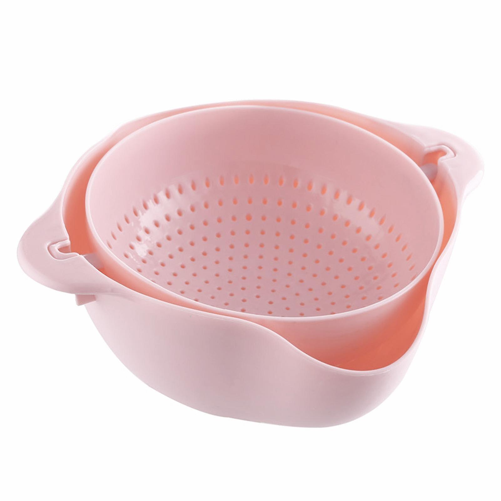 Miman 1 Set Separation Design Washing Strainer Efficient Pp Vegetable Cleaning Draining Bowl Kitchen Tools