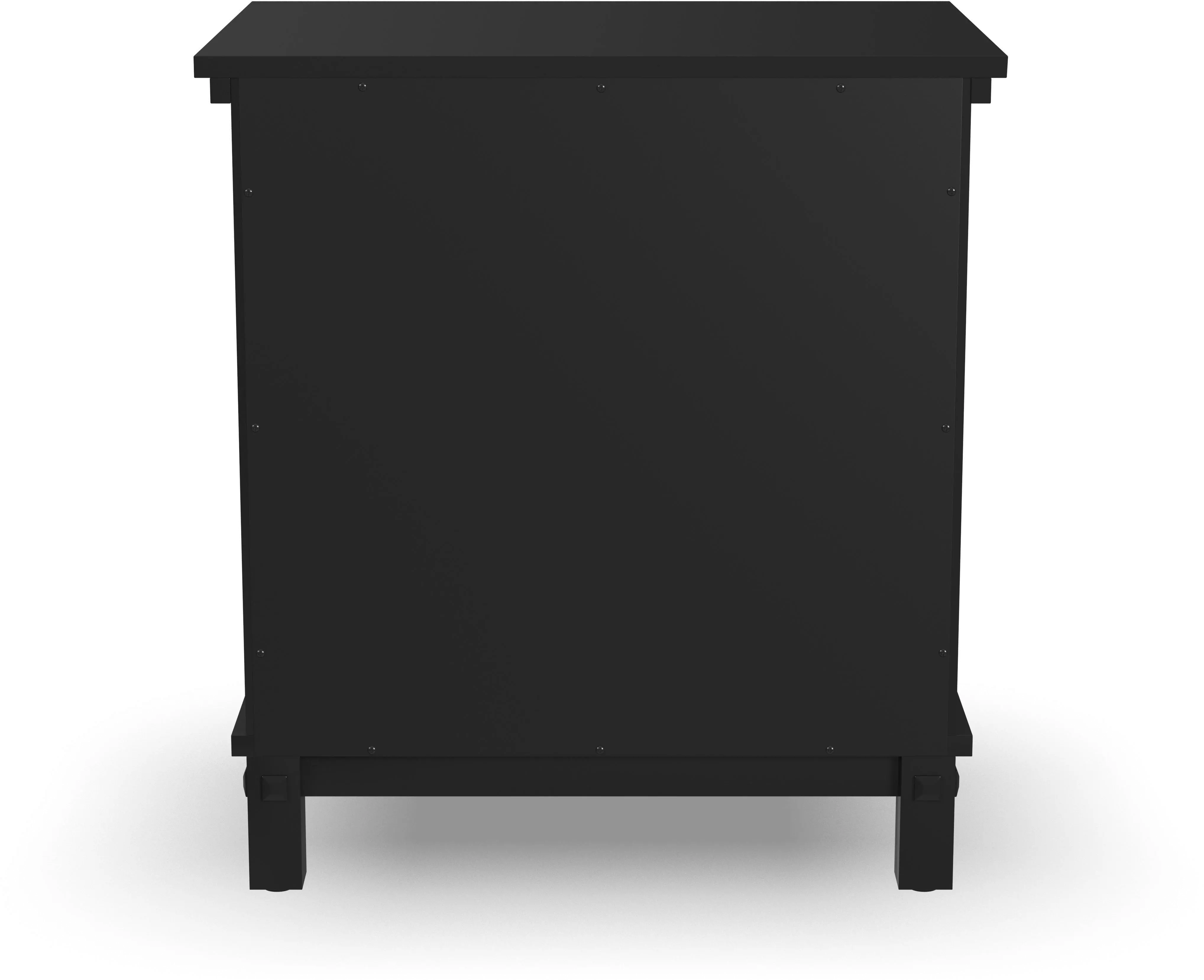 Oak Park Black Nightstand