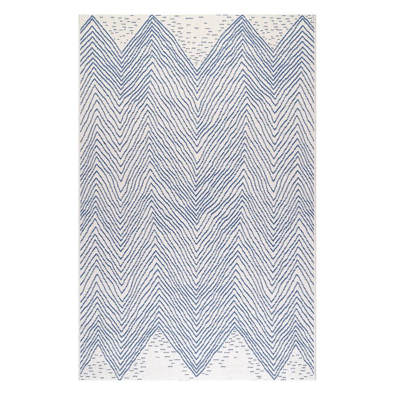 nuLOOM Wavy Chevron Indoor/Outdoor Rug