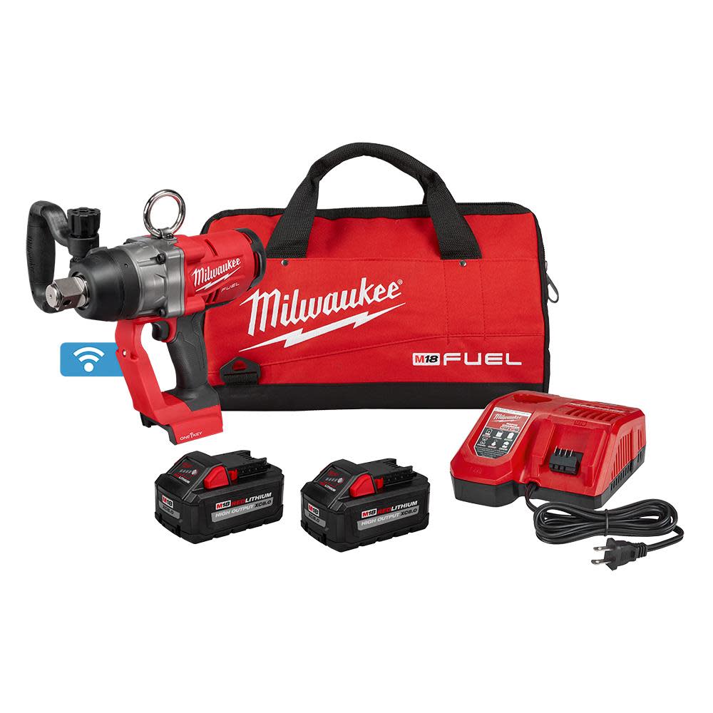 Milwaukee M18 FUEL闁?1 High Torque Impact Wrench with ONE-KEY闁?Kit