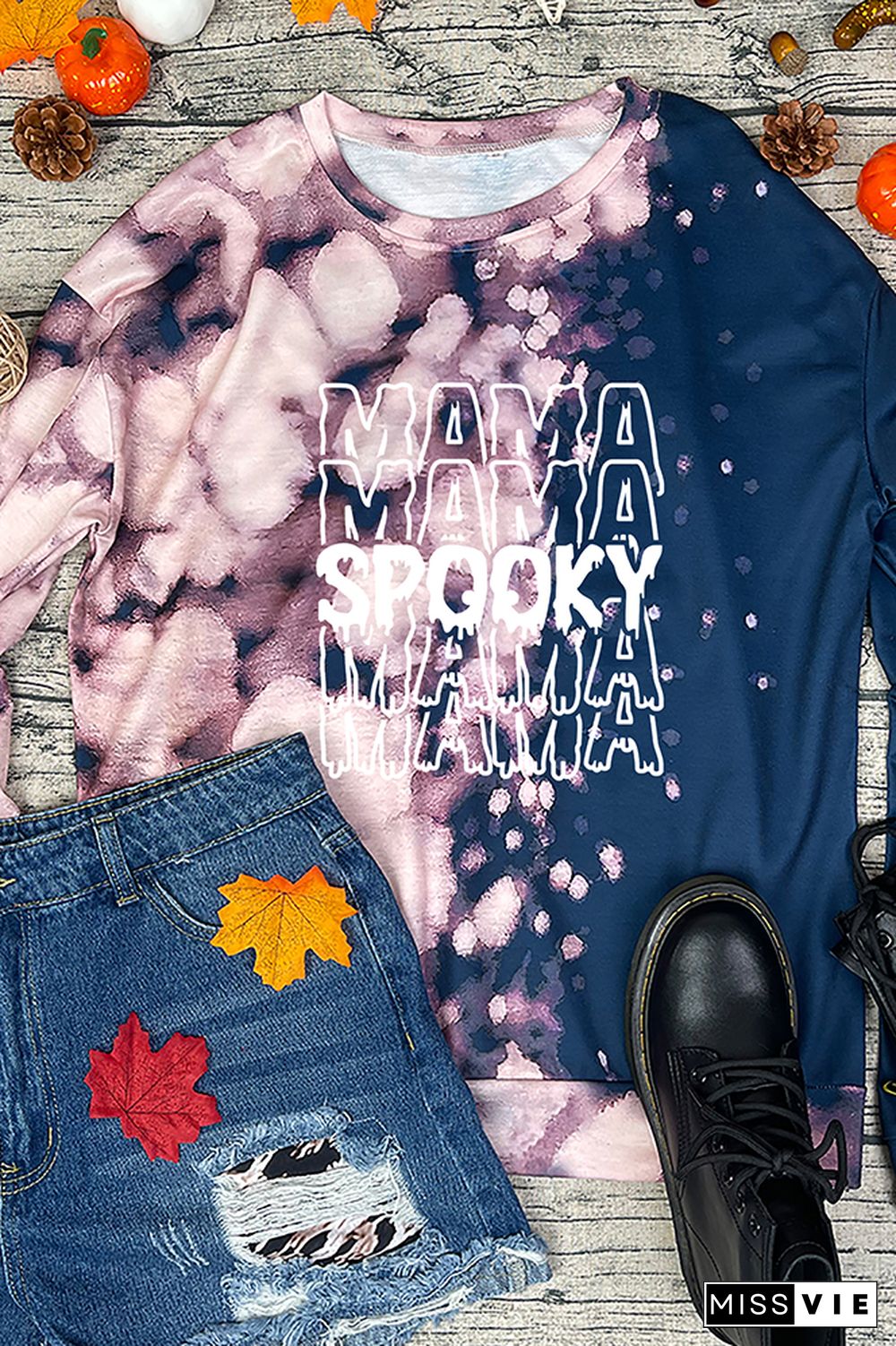 Spooky MAMA halloween Sweatshirt Women Wholesale