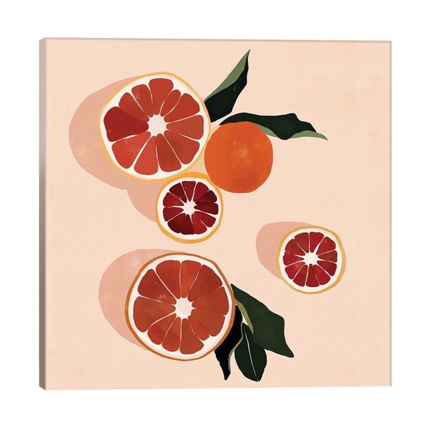 Grapefruit By Bria Nicole Unframed Wall Canvas Icanvas