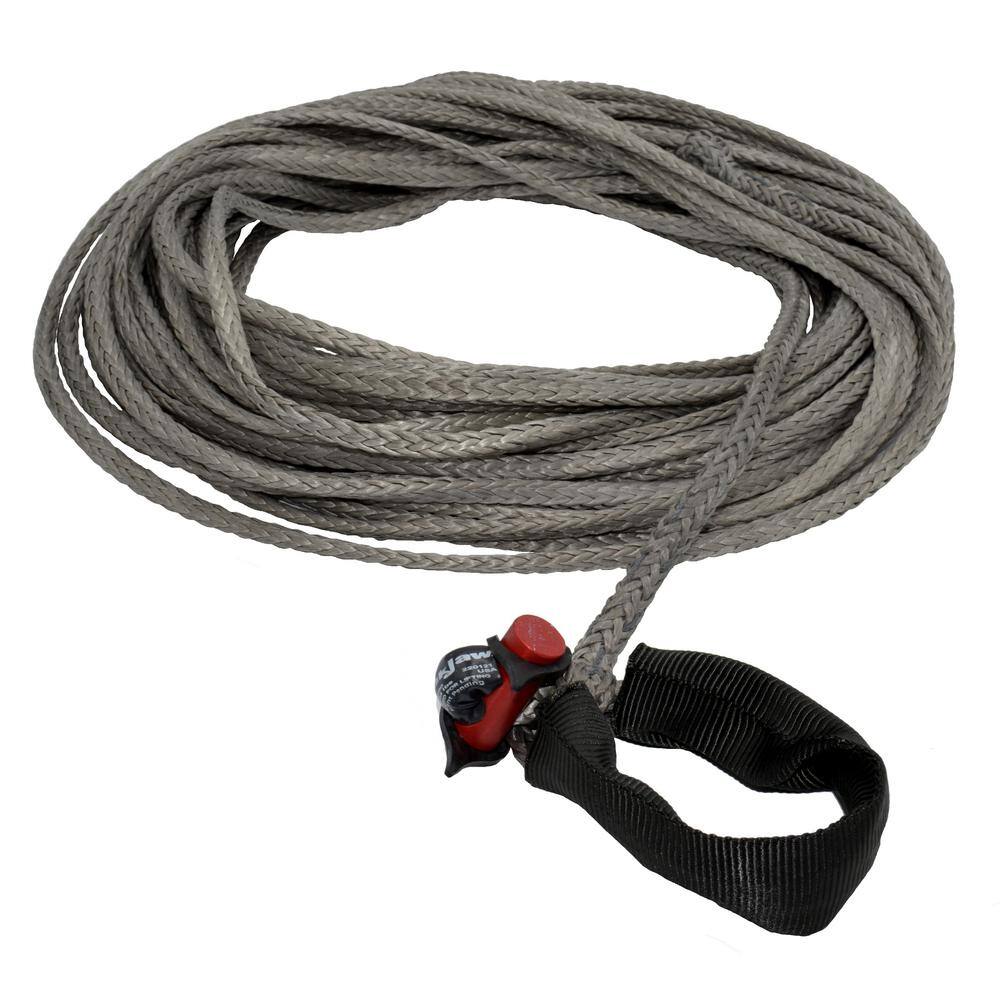 LockJaw 14 in. x 100 ft. Synthetic Winch Line Extension with Integrated Shackle 21-0250100