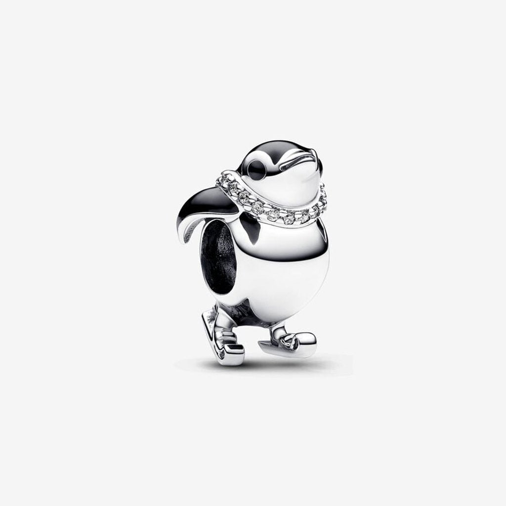 PANDORA  Skiing Penguin Charm