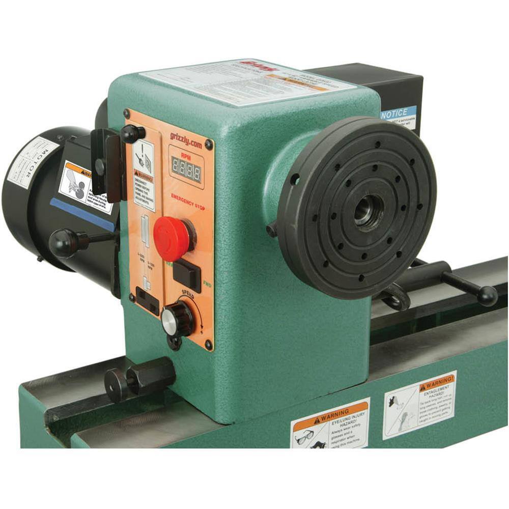 Grizzly Industrial 16 in. x 42 in. Variable-Speed Wood Lathe G0632Z