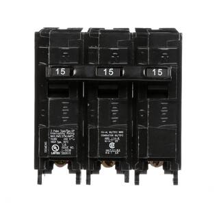 Siemens 15 Amp 3-Pole Type QP Plug-In Circuit Breaker Q315