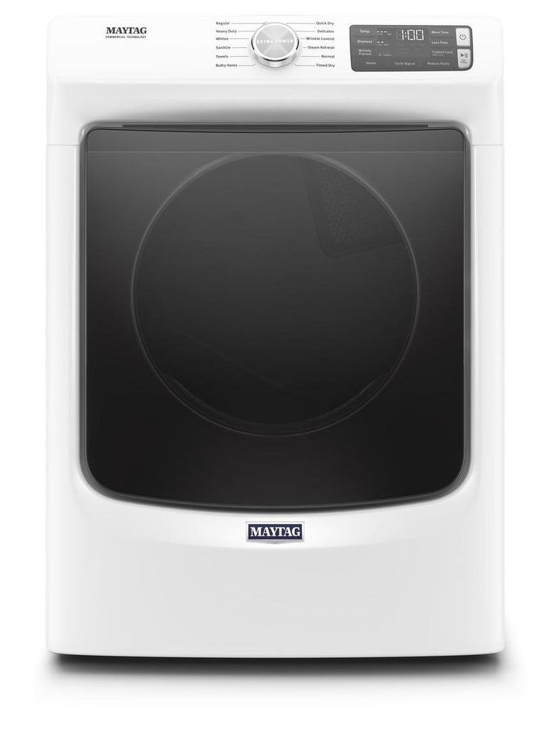 Maytag MGD6630HW 73 Cube Feet Front Load Gas Dryer With Extra Power A