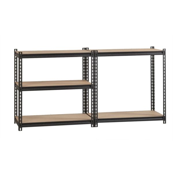 Lorell 2，300 lb Capacity Riveted Steel Shelving