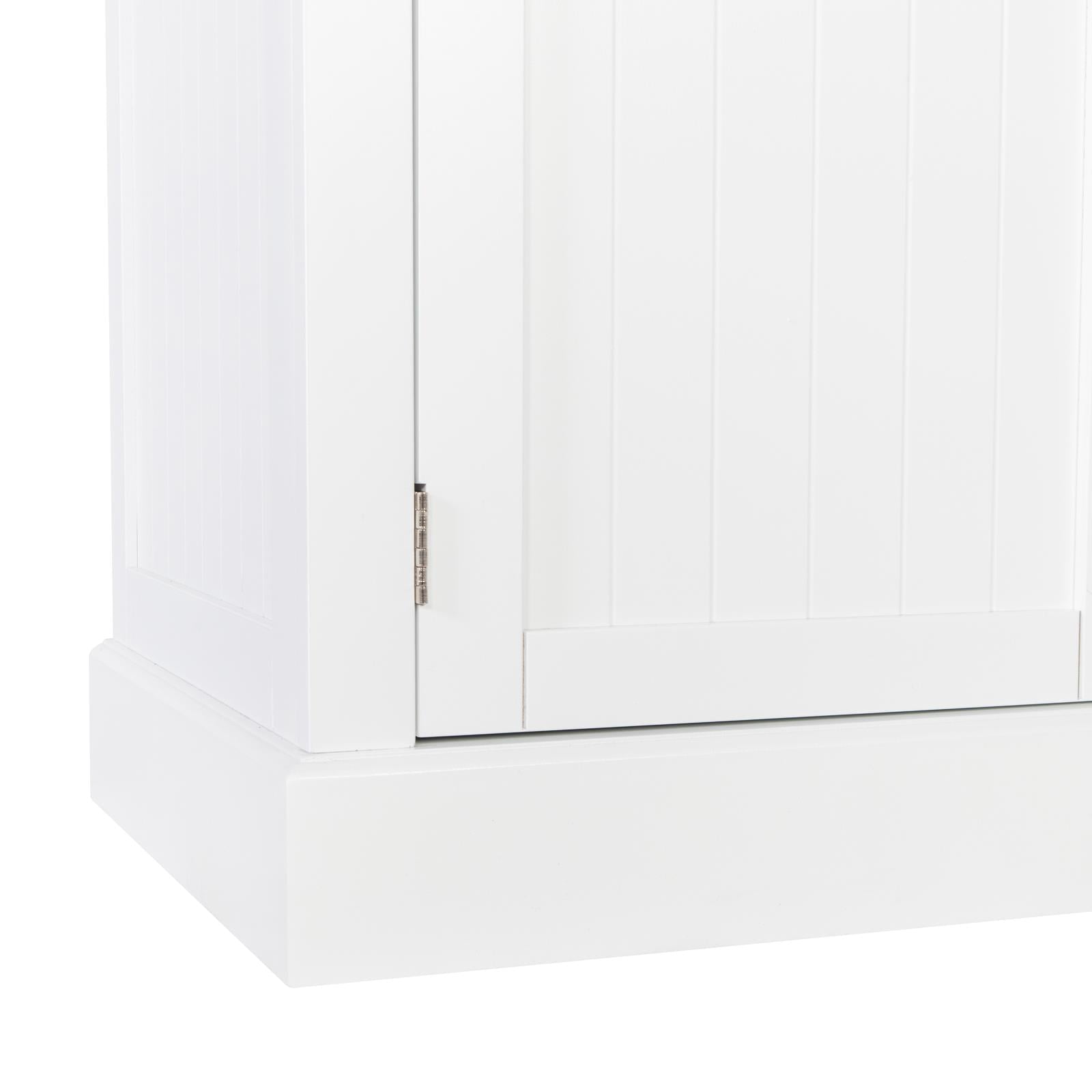 Ktaoxn 72 Kitchen Pantry Cabinet with Doors and Shelves and Single Drawer Double Door Storage Cabinet， White