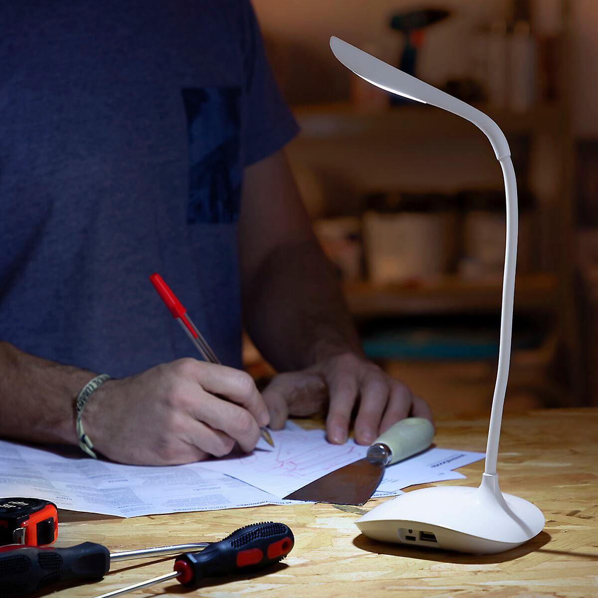 Rechargeable touch-sensitive led table lamp lum2go innovagoods