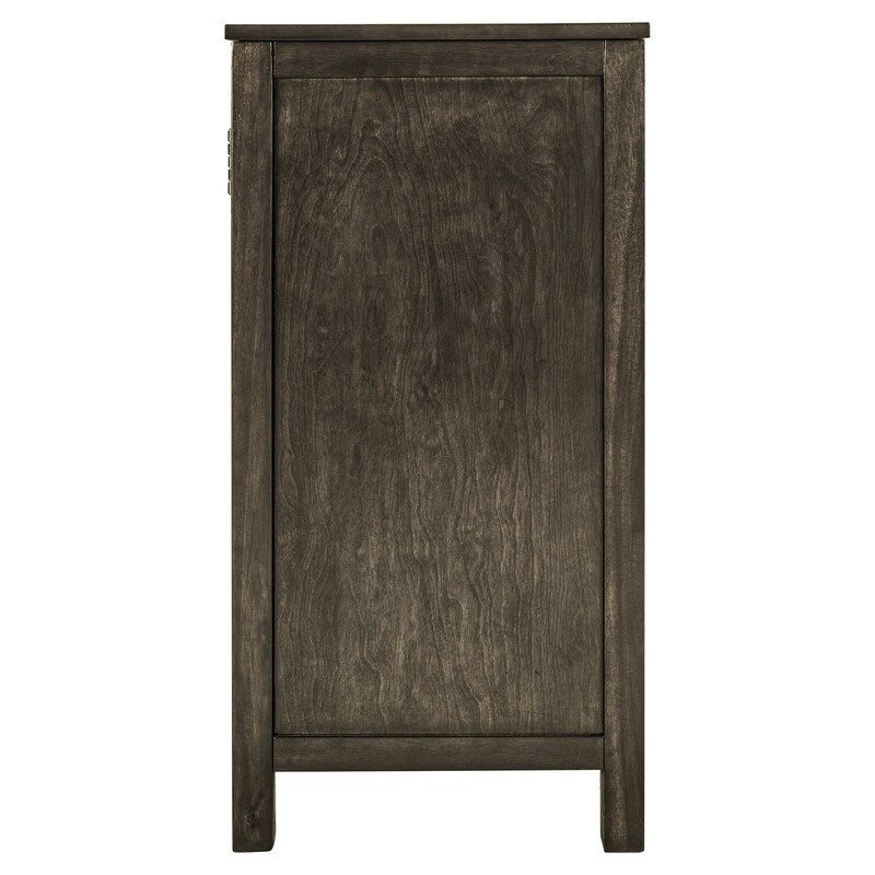 Accent locker with adjustable shelves  French wood sideboard and buffet table