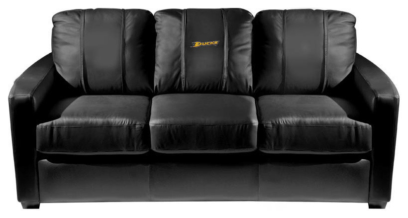 Anaheim Ducks NHL Silver Sofa   Contemporary   Sofas   by DreamSeats LLC  Houzz