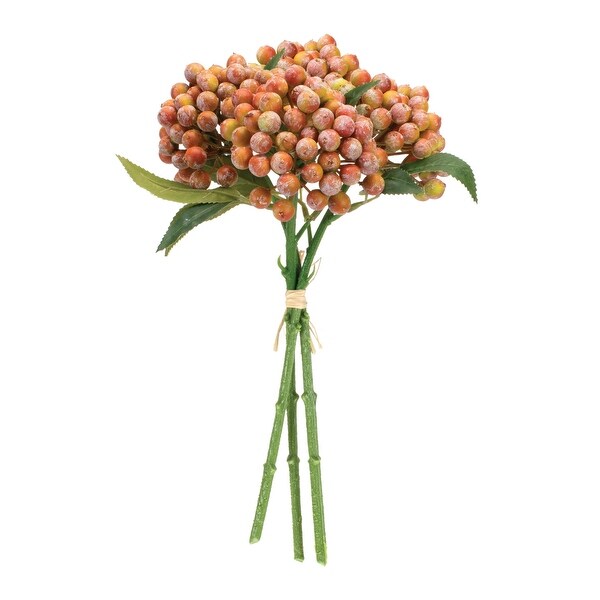 Set of 2 Orange Berry Bundles – Vibrant Fall Decor