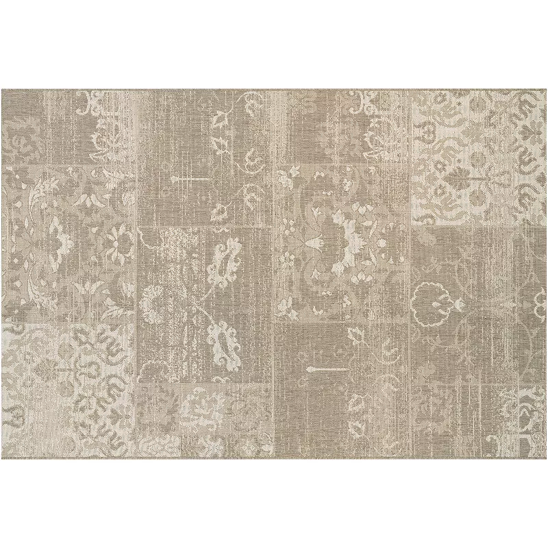 Couristan Afuera Country Cottage Patchwork Indoor Outdoor Rug