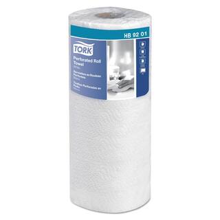 TORK Handi-Size Perforated Roll Towel 2-Ply 11 x 6.75 White (120 Sheets per Roll 30 Rolls per Carton) TRKHB9201