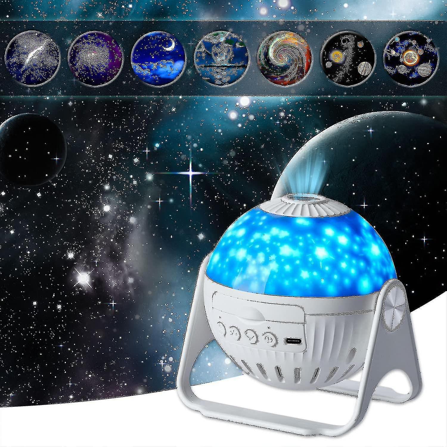 Galaxy Projector-star Projector-360 Degree Auto Rotation-timed Starry Planetarium Projector -night Light-lights Comptiable With Room Decor-unique Gift