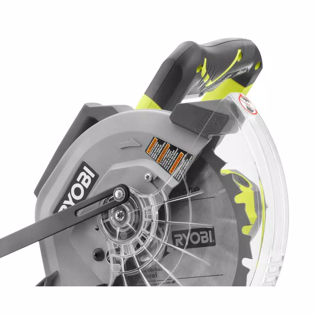 RYOBI 10 in. Sliding Miter Saw with LED and Miter Saw Stand with Tool-Less Height Adjustment and#8211; XDC Depot