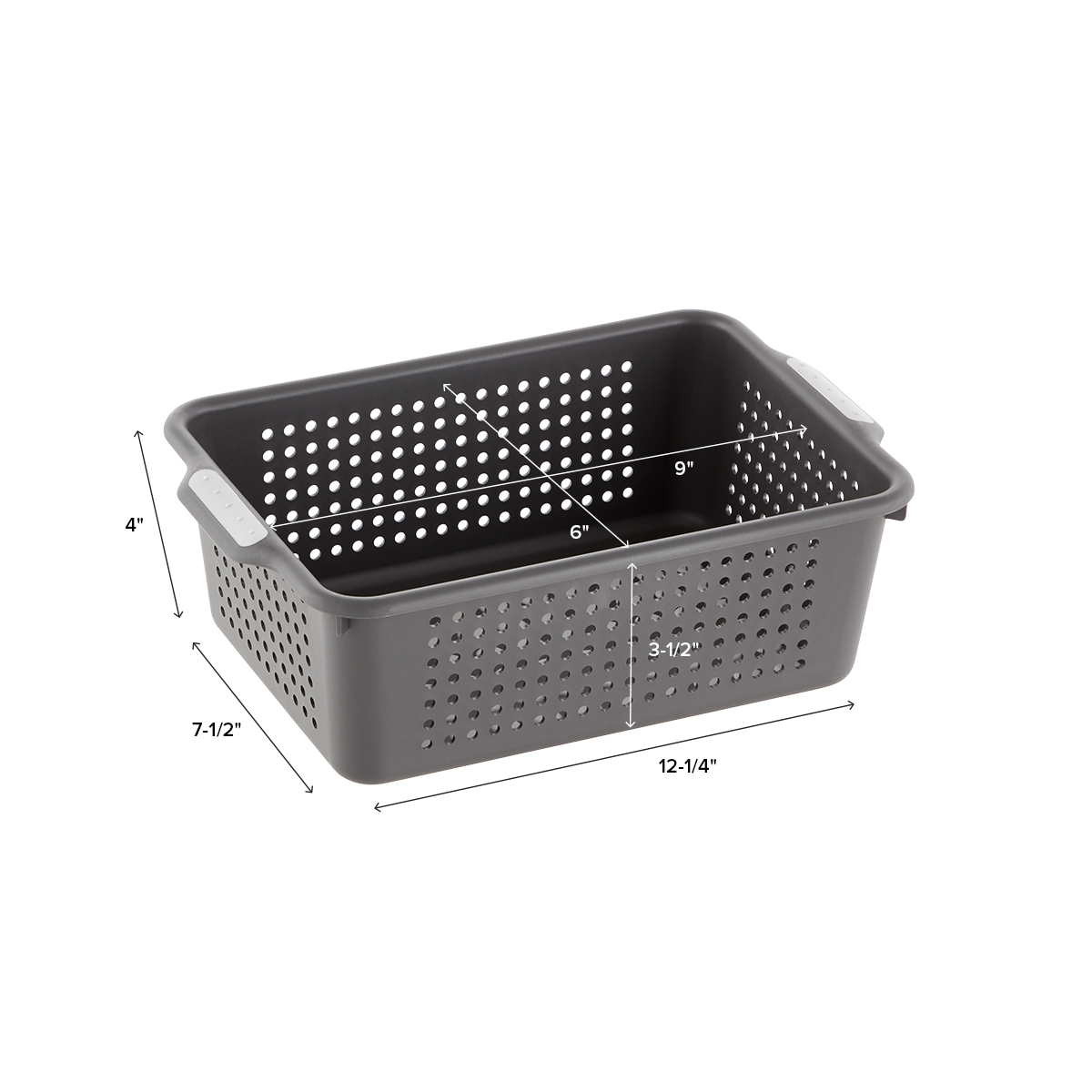 madesmart Charcoal Storage Baskets