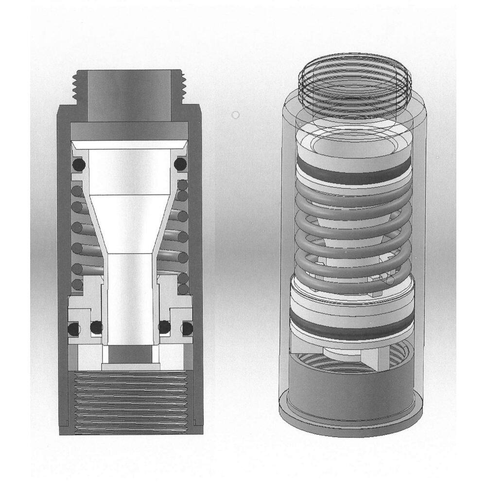 Kap-It plus 2 in. RiserNozzle Extender Pressure Regulated (40 PSI) - DIY- (5-Pack) KAP+RSR-05PSI40