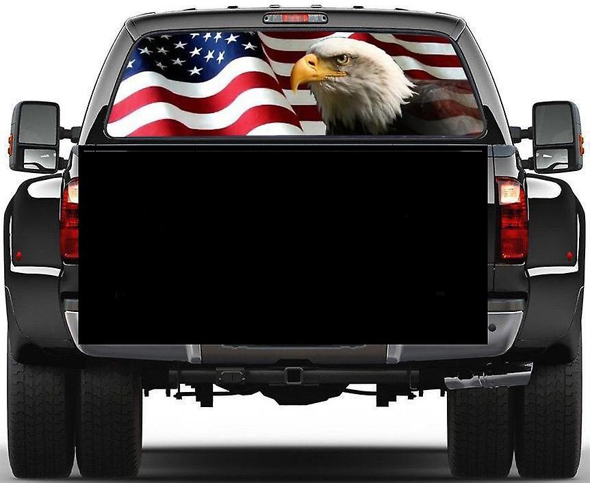 Born Pretty Car Sticker Windshield Stickers American Eagle Stickers Flag Rear Window Windshield For Truck Suv Leather Cartoon Decor Sunshade